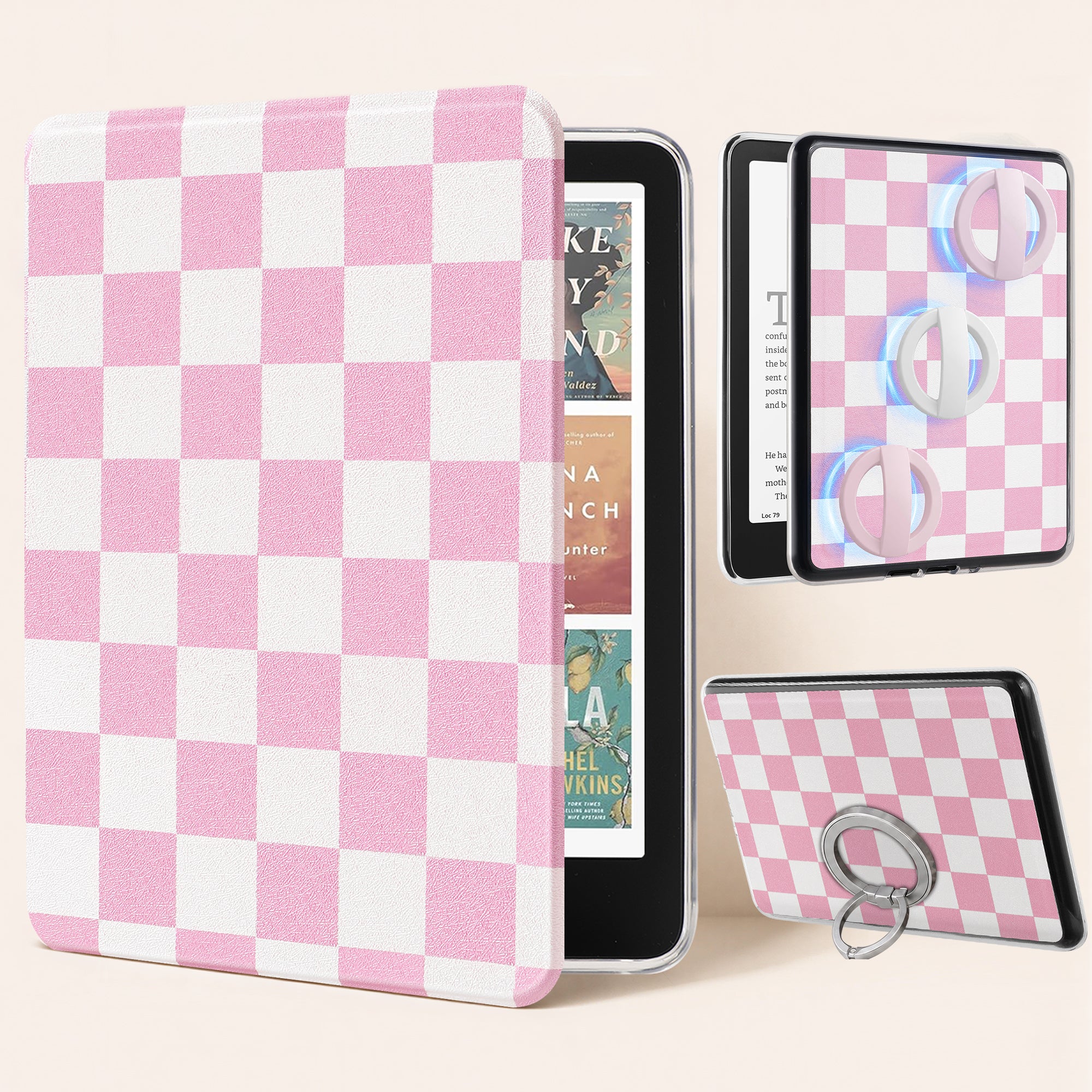 Patterned Magnetic Back Panel for Kindle