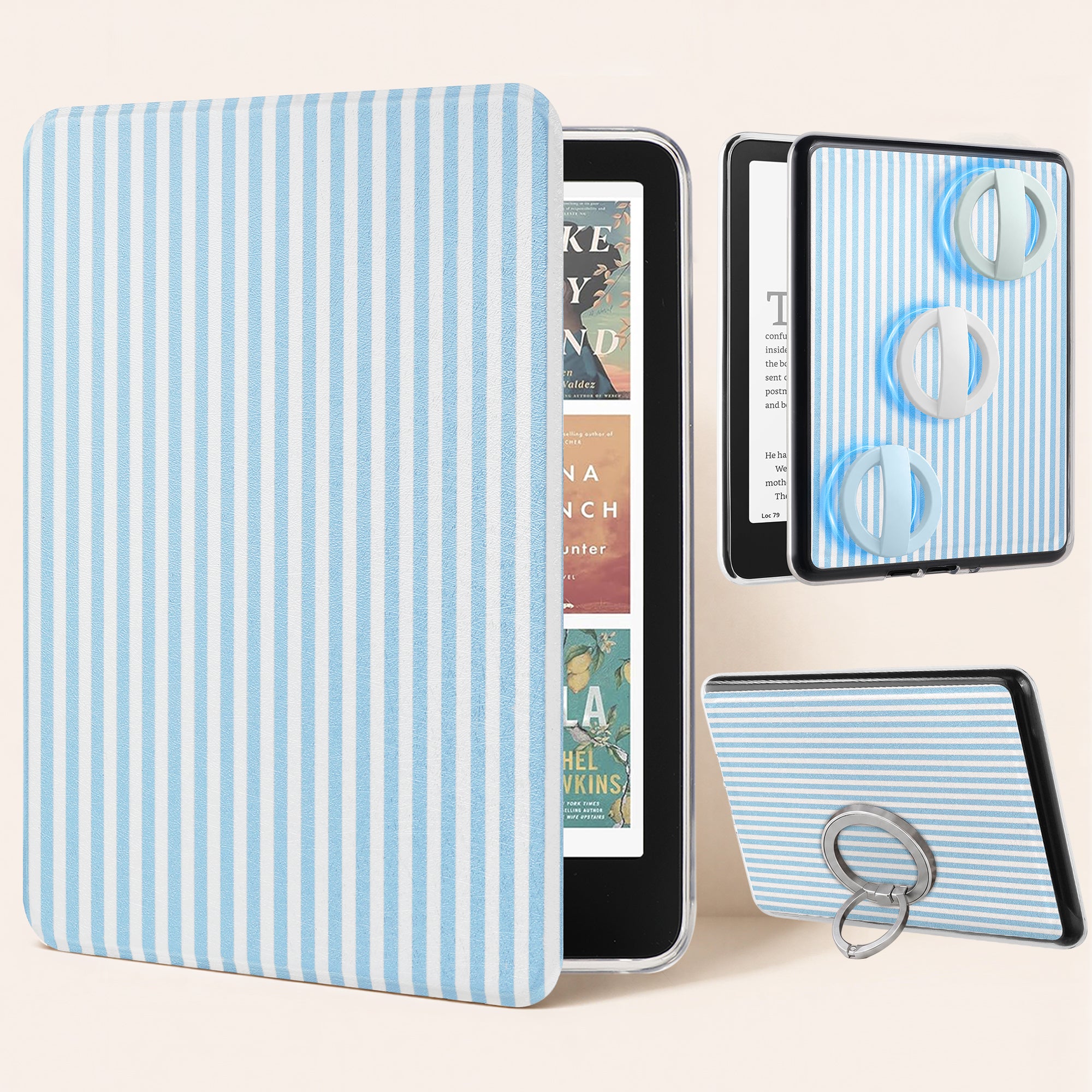 Patterned Magnetic Back Panel for Kindle