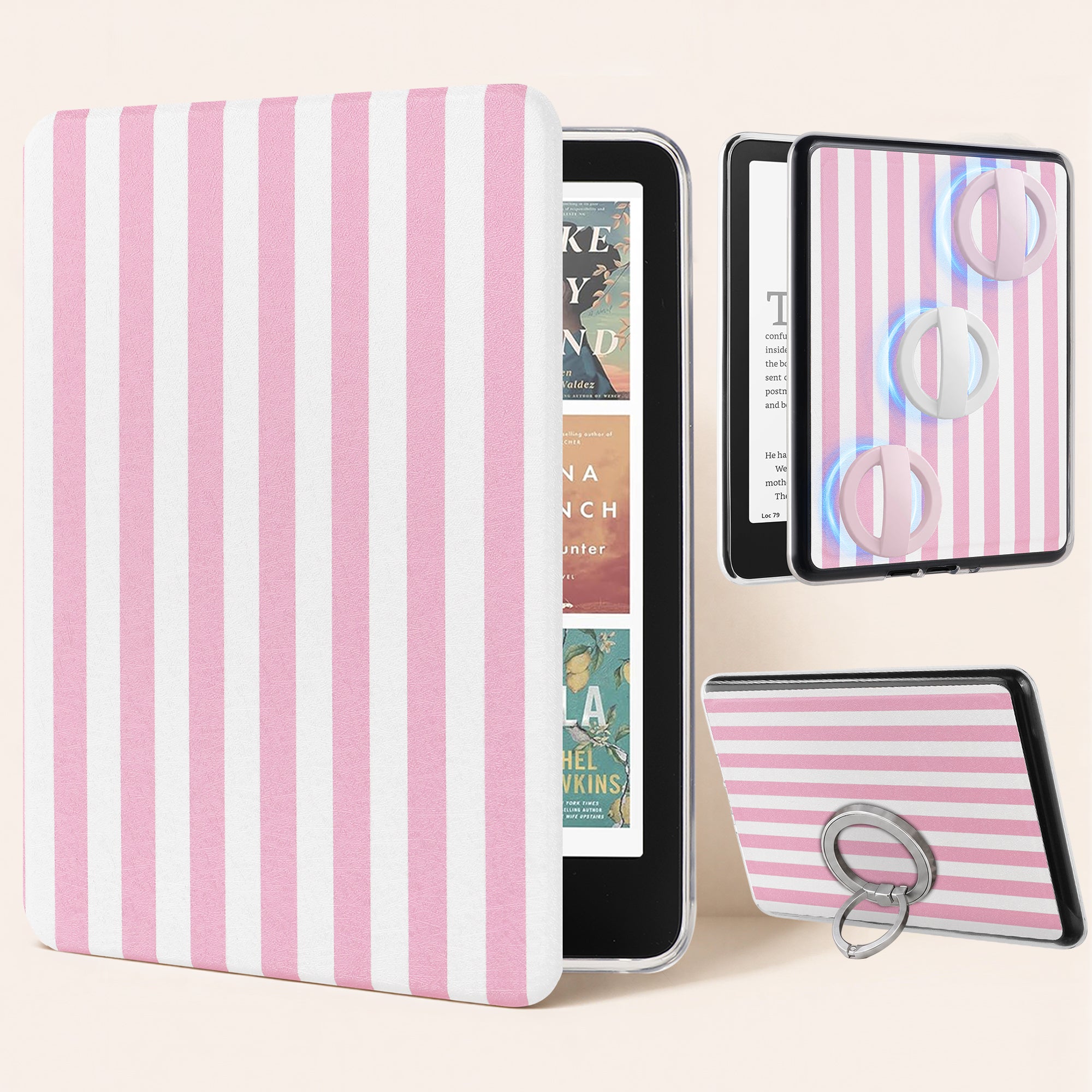 Patterned Magnetic Back Panel for Kindle